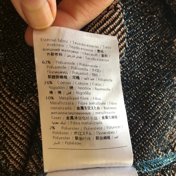 M Missoni baroque jacquard fit flare sweater dress - Picture 8 of 8